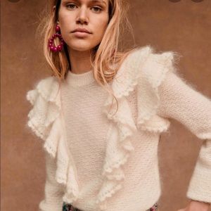 ✨Sezane Elsa Sweater last week. I am listing this beautiful sweater for only $75
